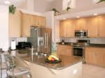 Large Gourmet Kitchen with Granite Counters